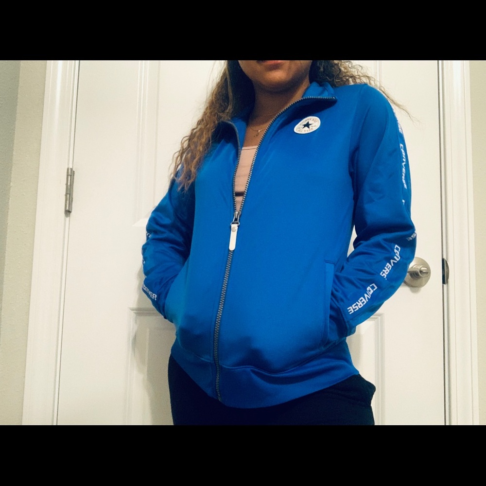 converse zip up jacket
